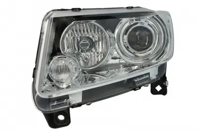 Far Stanga (H9, electric, cu motor, culoare insert: negru) potrivit JEEP COMPASS, GRAND CHEROKEE IV