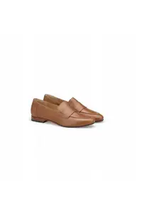 Pantofi slip-on ROVIA 240 - piele naturala - maro whisky - Maro