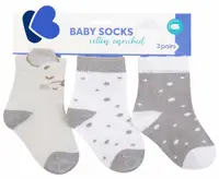 Sosete pentru bebelusi cu urechi 3D Kikka Boo - Joyful Mice, 2-3 ani, 3 perechi