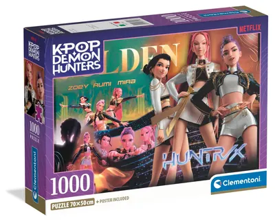 Puzzle Clementoni de 1000 piese - K-Pop Demon Hunters