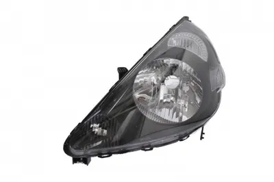 Far Stanga (H4 W5W WY21W, electric, fara motoras, culoare insert: negru, culoare semnalizator: alb) potrivit HONDA JAZZ II -07.08