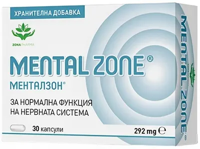 Mentalzone, 292 mg, 30 capsule, Zona Pharma