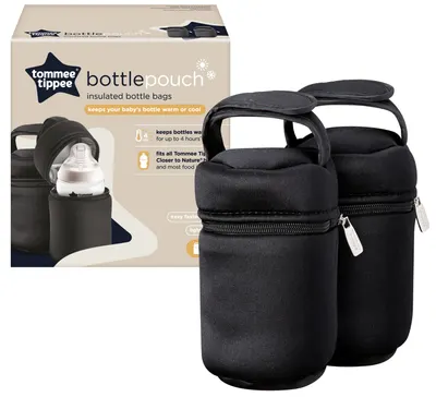 Geanta termoizolanta pentru biberoane Tommee Tippee - Closer to Nature, 2 buc.