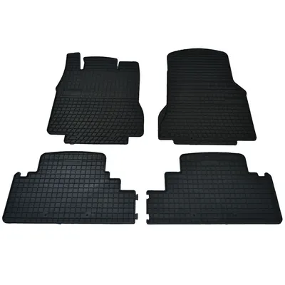 Set covorase auto din cauciuc Mercedes Clasa A W168 1997-2004, presuri FROGUM, negre, 4 buc.