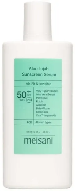 Meisani Cremă de protecție solară pentru față Aloe-Lujah, SPF50+, 50 ml