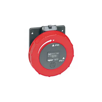 Panou montaj priza fixing centre Hypra - IP66/67 - 380/415 V~ - 32 A -3P+N+E
