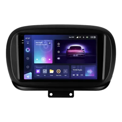 Navigatie Auto Teyes CC3 2K Fiat 500X 2014-2018 4+64GB 9.5" QLED Octa-core 2Ghz Android 4G Bluetooth 5.1 DSP