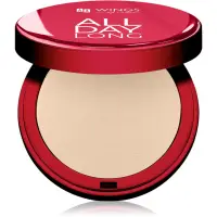 AA Wings of Color All Day Long Pressed Setting Powder pudra compacta cu efect matifiant culoare 02 Natural Medium 9 g