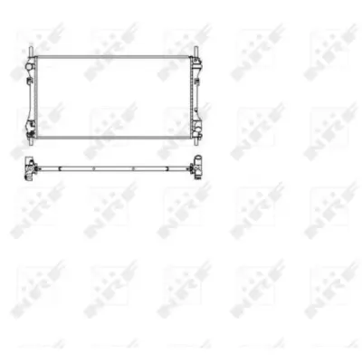 Radiator, racire motor NRF 509697