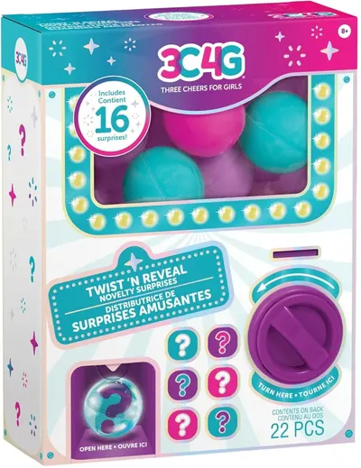 Set pentru copii cu accesorii surpriză 3C4G - Twist 'N Reveal, 16 piese