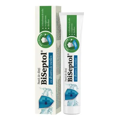 Biseptol pasta de dinti cu Argint ionic, Dacia Plant | 75 ml
