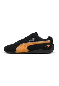 Pantofi sport McLaren Speedcat cu garnituri contrastante - Negru/Portocaliu mandarina