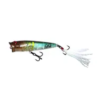 Vobler Mustad Burpy Popper, 6,5cm / 6,3g Grame, Ghost
