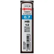 Mine creion mecanic Rotring Tikky, 0. 7mm, HB, set 12 buc