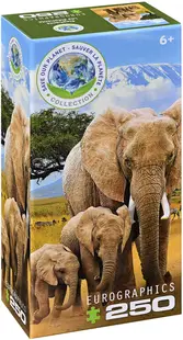 Puzzle Eurographics din 250 de piese - Elefant