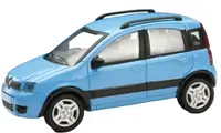 Mașinuță metalică Newray - Fiat Panda 4X4, albastră, 1:43