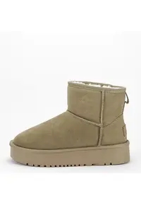 Ghete bej din piele naturala NN605 117 16094 - Bej