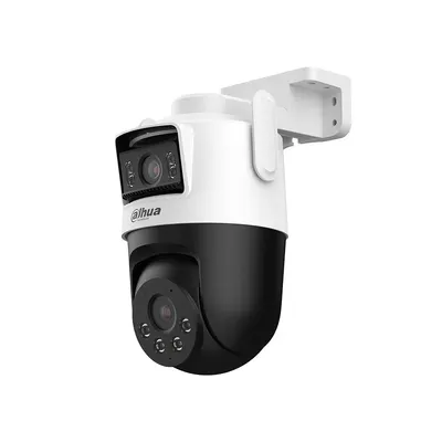 Camera supraveghere WiFi Exterior Dahua Picoo Dual P3D-3F-PV, Pan/Tilt 360, WiFi 6, 3+3MP, Iluminare Duala inteligenta, Detectie AI persoane/vehicule, Detectie inteligenta, Urmarire automata, Patrulare presetata, Alarma sonora si luminoasa
