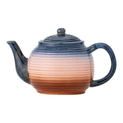 Ceainic albastru/portocaliu cu filtru din ceramică 890 ml Tatum – Bloomingville