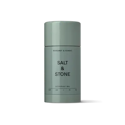 Deodorant pentru piele sensibila cu bergamot si hinoki, 75g, Salt & Stone