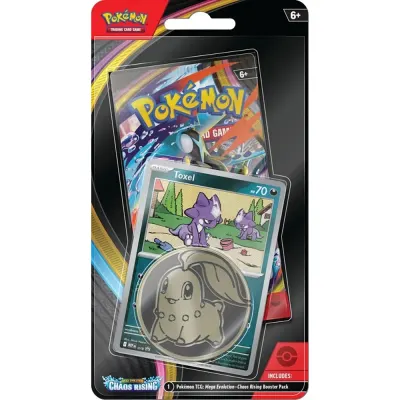 Set carti de joc, Pokemon TCG, Mega Evolution, Chaos Rising, Checklane Blister