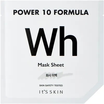 It's Skin Power 10 Mască de față revigorantă sheet WH, 25 ml