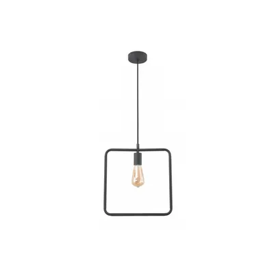 Lampa tavan - Ceiling fixture LIJA,2614 square,AC220-240V,50/60Hz,1*E27, max.40W, r.29cmx10cm, single, black
