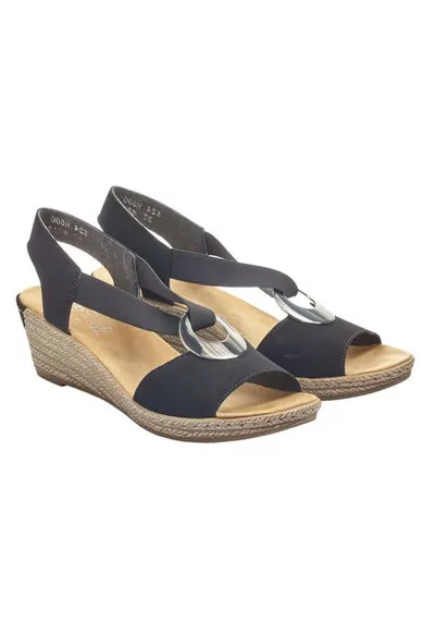Sandale anatomice de dama Piele ecologica - Negru - Negru