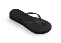 Papuci Havaianas cu talpa groasa din cauciuc natural, negru