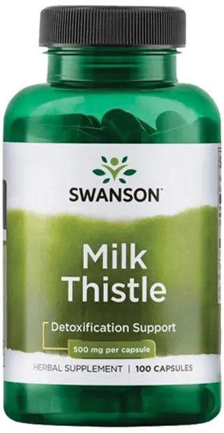 Milk Thistle, 500 mg, 100 capsule, Swanson