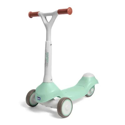Tricicleta transformabila in trotineta Chicco Ride On 2 in 1, Verde menta, 1-4 ani