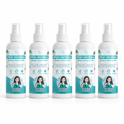 Set 5 x Spray Universal pentru pete "Eroina Petelor"