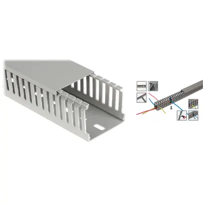 Canal cablu perforat 100x60mm