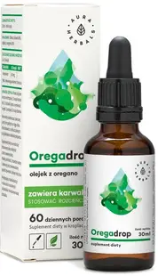 Oregadrop Ulei de oregano, picături, 30 ml, Aura Herbals