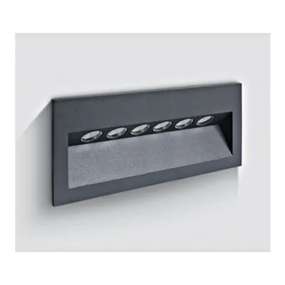 Porter-L LED 6x1W 3000K 420lm mit Treiber IP65antracit