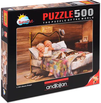 Puzzle Anatolian din 500 de piese - Nu este loc mai frumos ca acasa, Diane Dengel