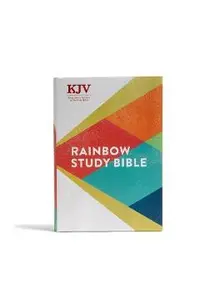 KJV Rainbow Study Bible, Hardcover: Ribbon Marker, Color-Coded Text, Smythe Sewn Binding, Easy to Read Bible Font, Bible Study Helps, Full-Color Maps