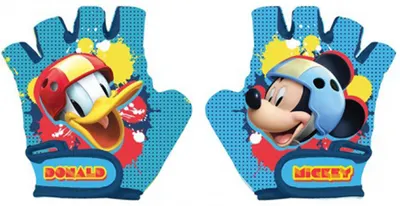 Mănuși de bicicletă pentru copii BIKE SPORT - Mickey Mouse, albastru