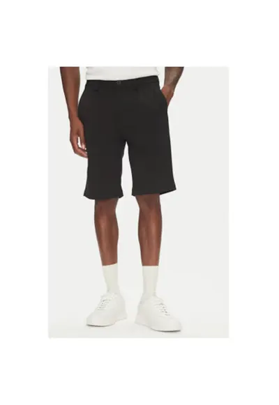 Pantaloni scurti barbati 30-506062 - Poliester/Viscoza - Negru - Negru