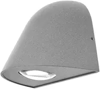 Aplică LED Elbulgaria - Norway, 2859/1w SG, 10W, IP44, 4000K, gri