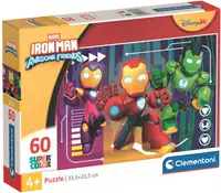 Puzzle pentru copii Clementoni de 60 piese - Iron Man