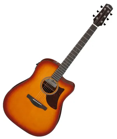 Chitara electrica acustica Ibanez - AAD50CE LBS, Light Brown Sunburst