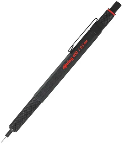 Creion automat Rotring 600 - 0.5 mm, negru
