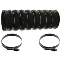Furtun Intercooler (85mm 91mmx270mm, negru, cu cleme) potrivit MERCEDES ACTROS MP4 MP5, ANTOS, AROCS, ATEGO 3, CITARO 2, ECONIC 2, INTEGRO (O 550), INTOURO 471.943-OM936.974 07.11-