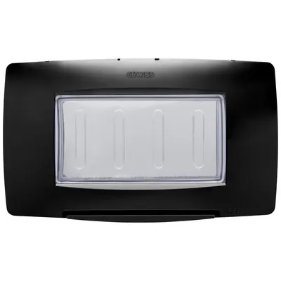Rama de etansare 4 module IP55 Gewiss Chorus GW16704TNN, negru
