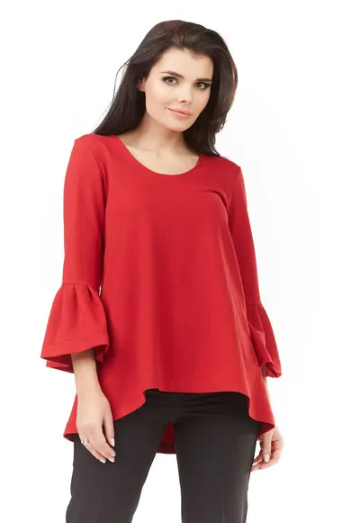 Bluza dama - Bumbac - Rosu