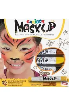 Set pictura pe fata: Mask up Animals