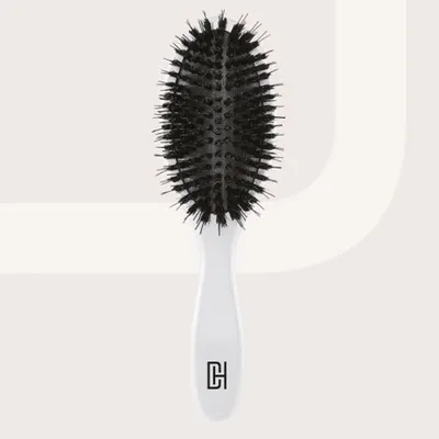 Perie extensii păr, Balmain, DoubleHair, negru, plastic