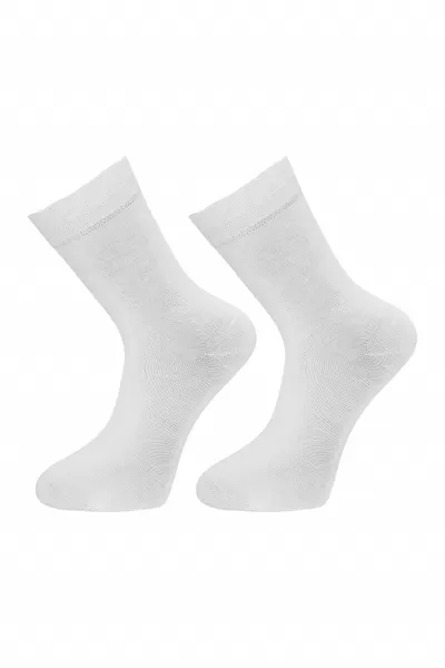 Sosete clasice barbati, FX252-1, alb (Marime sosete: 43/46)