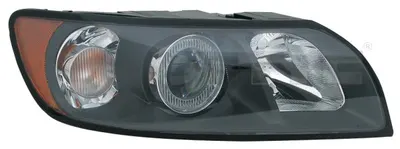 Far dreapta (H7 HB3, electric, cu motoras, fundal negru) VOLVO S40 II, V50